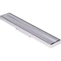 Pluggit PluggLine Design-afdekking met midden roestvrij staal of midden geïntegreerde vloerbedekking, PL203-1