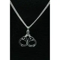 MOOYE ® - Collectie Zilveren Handboeien ketting hanger