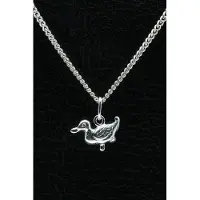 MOOYE ® - Collectie Zilveren Eend ketting hanger