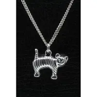 MOOYE ® - Collectie Zilveren Tijger ketting hanger