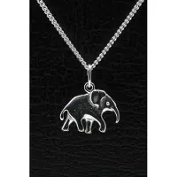 MOOYE ® - Collectie Zilveren Olifant ketting hanger