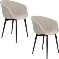 White Label Eetkamerstoel Charly Grey