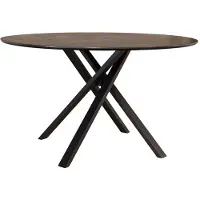 Lizzely Garden & Living Eettafel rond Ronsi Antoinette zwart 140cm ronde tafel