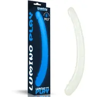 Lovetoy - Lumino Play - Dubbele Dildo - 37 cm - Glow In The dark