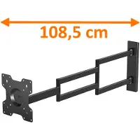 XTRARM Axis XL 108,5 cm Draai- en Kantelbare TV Beugel