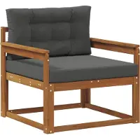 vidaXL Buiten Midden Sofa Naturel