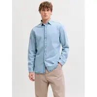 Jack & Jones Overhemd 'JJESTANLEY' blauw denim