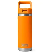 Yeti Coolers - Rambler Bottle C Straw - Isoleerfles 532 ml, oranje