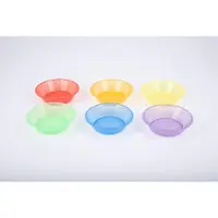 TickiT Transparante sorteerkommen, 1,5 liter, in de kleuren blauw, geel, groen, oranje, paars en rood