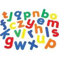TickiT - Transparante gekleurde letters (26 stuks)