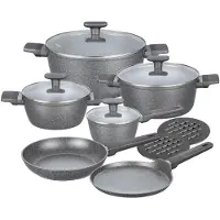 Klausberg 12-delige kookset met marmercoating KB7832