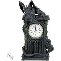 Nemesis Now Draken duel Tafelklok (26cm)