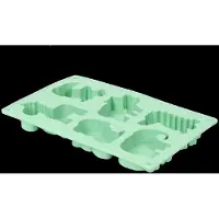 La Cucina - silliconen bakvorm cupcake / muffin vorm 6 vaks Dieren