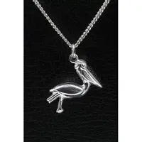 MOOYE ® - Collectie Zilveren Pelikaan ketting hanger
