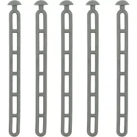 Proplus trapspanner met knop 23,5 cm rubber set van 5 stuks