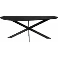 Starfurn - Eettafel Lou - Zwart - 98x210x76 cm
