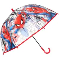 Procos Spiderman Web Power transparante paraplu voor kinderen ⌀72 cm
