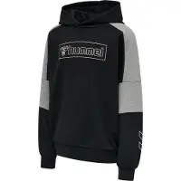 Hummel Sweatshirt 'Boxline' grijs gemêleerd / zwart / wit