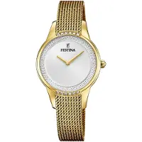 Festina Kwartshorloge Mademoiselle Polshorloge, dameshorloge, roestvrijstalen band, Ø 30 mm