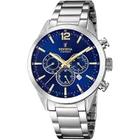 Festina Heren F20343/2 Zilveren Horloge