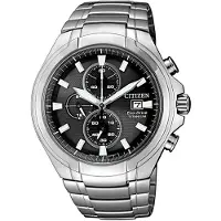 Citizen CA0700-86E horloge Eco-Drive Titanium Zwart