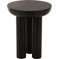 Jline Side table trio mango wood black