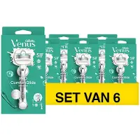 Gillette Aanbieding: Venus Pro ComfortGlide Sensitive Scheersysteem (6 stuks)