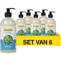 123schoon Aanbieding: 6x Handzeep aloë vera 500 ml (huismerk)