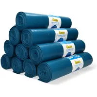 123schoon Aanbieding: 10x LDPE vuilniszakken blauw 240 liter (10 stuks)