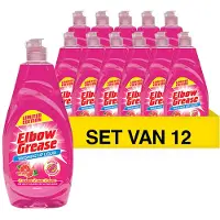 Elbow Grease Aanbieding: Pink Afwasmiddel (12 flessen - 600 ml)
