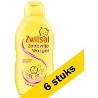 Zwitsal Aanbieding: 6x Zeepvrije wasgel extra mild en zacht (200 ml)