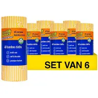 Scrub Daddy Aanbieding: Scrub Basics All Purpose Bamboe Doekjes (6 rollen á 40 doekjes)