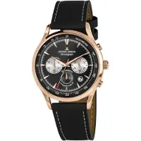Jacques Lemans - 1-2068E - Polshorloge - Heren - Quartz - Chronograph - Retro Classic