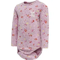 Hummel Romper l/s - hmlMira - Heather Rose - - 74 - Rompers Lange Mouw