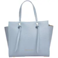 Anna Luchini Turquoise Rundleer Tas