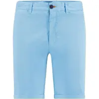 A Fish Named Fred Blauwe bermuda slim fit