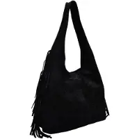Isabella Rhea Zwart Rundleer Tas