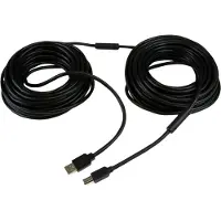 StarTech.com Actieve USB-kabel A naar B - STARTECH - 20 m - Zwart