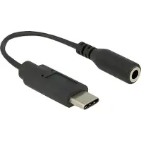 DeLOCK audio-adapter met USB Type-C-stekker Aansluitbus 14 cm