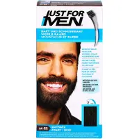 Just for men - M55 - Snor en Baard Kleur Gezichtshaar - Echt Zwart