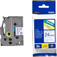 Brother TZe-253 Tape Blauw op wit (24 mm)