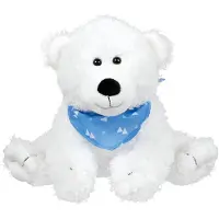 Gollnest & Kiesel knuffel pluche ijsbeer Tom - zachte knuffel speelgoed wit.