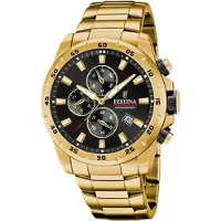 Festina Analoog horloge goud / rood / zwart