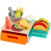 B. toys Speelgoedeten - 22 Onderdelen - Mini Chef - Tiny Taco's - - OneSize - Speelgoedeten