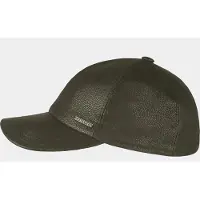 Hatland Bono - Leren baseball cap - Olijf groen - Assorti - L