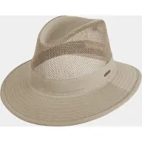 Hatland Greenville - Katoenen hoed - Beige - Assorti - XL