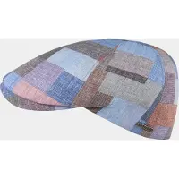 Hatland Albon - Katoenen patchwork pet - Marine blauw - Assorti - L