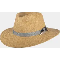Hatland DiMarco - Stijlvolle toyo hoed - Beige - Assorti - L