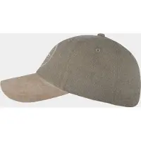 Hatland Abel - Katoenen baseball cap met suéde klep - Olijf groen - Assorti - One size