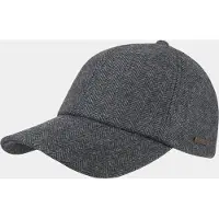 Hatland Waban - Baseball cap met visgraat patroon - Antraciet - Assorti - L/XL